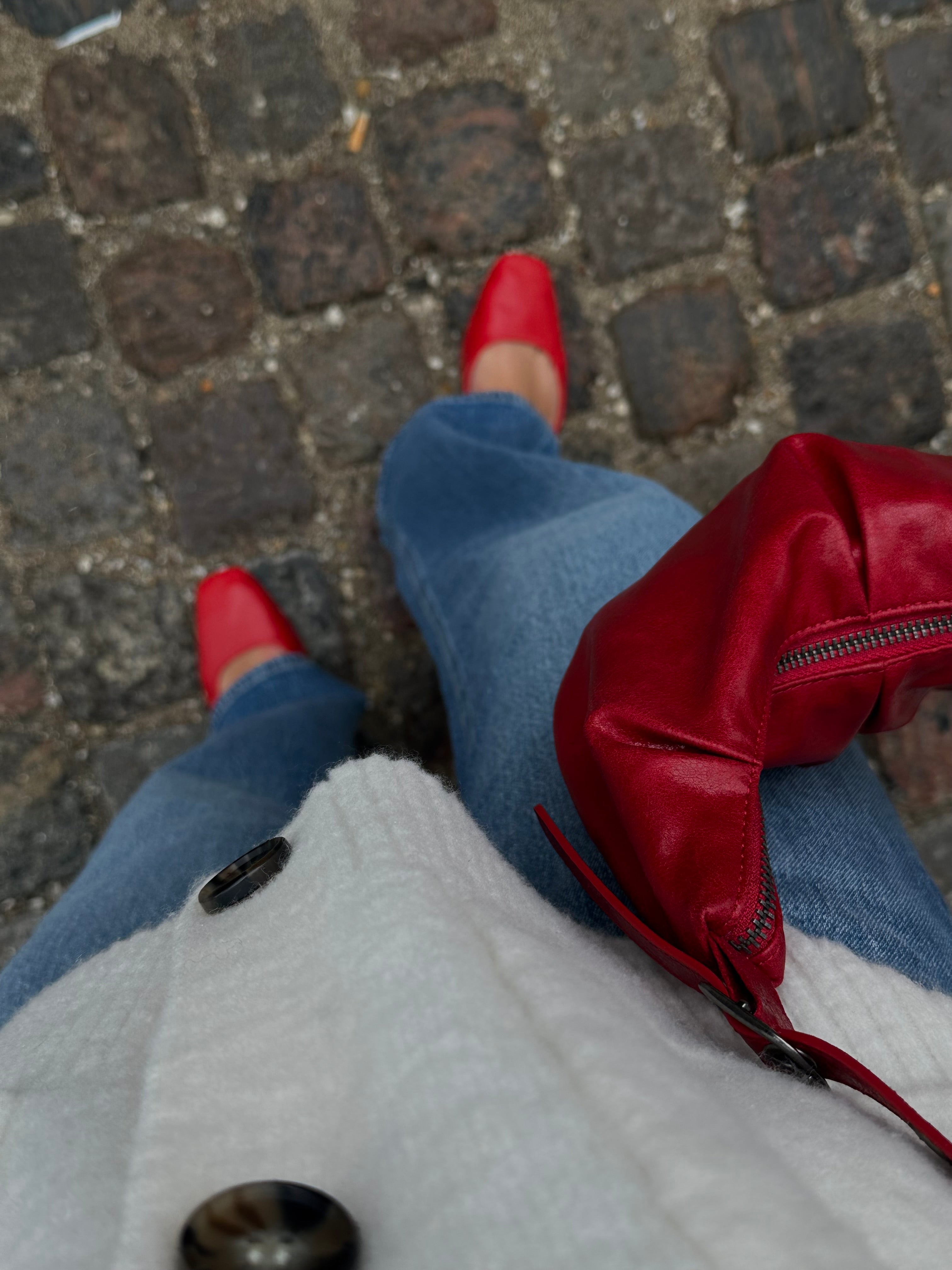 VMTESSA Wide Jeans - Medium Blue Denim